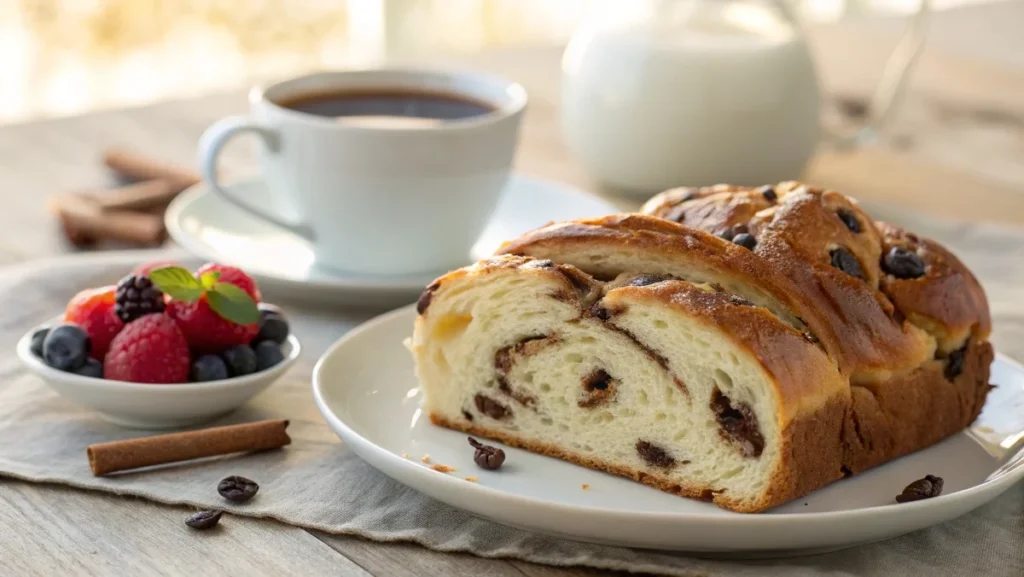 Braided chocolate chip brioche recipe